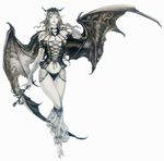  1girl castlevania castlevania:_lament_of_innocence castlevania_lament_of_innocence demon_girl official_art simple_background solo succubus succubus_(castlevania) white_background 