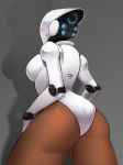  blush butt female haydee haydee_(game) hi_res humanoid iwbitu machine rear_view robot solo thick_thighs video_games 