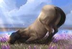  almatea equid equine fantasy feral genitals hi_res horse male mammal penis pose sex solo 