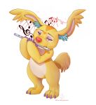  &lt;3_marking 2020 4_toes 5_fingers alien blue_inner_ear_fluff blue_sclera bragg_(stitch!) claws disney experiment_(lilo_and_stitch) fingers flute fur hi_res holding_musical_instrument holding_object inner_ear_fluff lilo_and_stitch musical_instrument musical_note playing_music purple_claws purple_eyes red_nose simple_background soft_shading solo standing stitch! toe_claws toes treble_clef tuft white_background wieraskydream wind_instrument woodwind_instrument yellow_body yellow_fur 