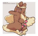  ahegao anal_beads anal_beads_in_ass anthro female looking_pleasured lopunny nintendo pok&eacute;mon pok&eacute;mon_(species) polygonheart sex_toy solo text url video_games 