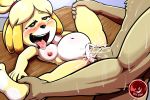  2020 3:2 ahegao animal_crossing anthro belly blush bodily_fluids breasts canid canine canis cum cum_in_pussy cum_inflation cum_inside dexstar domestic_dog duo female female_focus female_penetrated fur genital_fluids genitals hi_res inflation isabelle_(animal_crossing) looking_pleasured male male/female male_penetrating male_penetrating_female mammal nintendo nipples open_mouth open_smile penetration penis pussy saliva sex smile solo_focus text tongue tongue_out vaginal vaginal_penetration video_games 