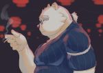  2020 anthro belly clothed clothing eyewear glasses hi_res humanoid_hands kemono leib_(tas) male mammal nee_tatunii overweight overweight_anthro overweight_male polar_bear solo tokyo_afterschool_summoners ursid ursine video_games 