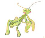  2020 6:5 ambiguous_gender antennae_(anatomy) arthropod blush blush_stickers feral green_body hyeing02 insect mantis simple_background solo white_background 