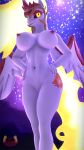  3d_(artwork) 4k 9:16 absurd_res anthro anthrofied big_breasts breasts daybreaker_(mlp) digital_media_(artwork) equid female friendship_is_magic genitals hand_on_hip hasbro hi_res horn loveslove mammal my_little_pony nipples nude pussy solo wide_hips winged_unicorn wings 