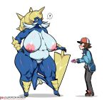  ? anthro anthrofied armor big_breasts blur_censor blush breasts censored claws clothed clothing condom confusion curvy_figure duo erection erection_under_clothing female hair hand_on_hip headgear helmet hi_res hilbert_(pok&eacute;mon) huge_breasts human imminent_sex larger_anthro larger_female lollipopcon male male/female mammal melee_weapon messenger_bag mostly_nude nintendo nipples nude pok&eacute;mon pok&eacute;mon_(species) sagging_breasts samurott sexual_barrier_device simple_background size_difference slightly_chubby smaller_human smaller_male sword tail_between_legs thick_thighs video_games voluptuous weapon white_background white_hair wide_hips 