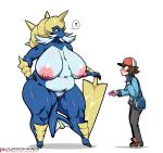  ? anthro anthrofied armor barely_visible_genitalia barely_visible_pussy baseball_cap belly big_breasts blur_censor blush breasts brown_hair censored claws clothed clothing condom confusion curvy_figure duo erection erection_under_clothing female genitals hair hand_on_hip hat headgear headwear helmet hi_res hilbert_(pok&eacute;mon) huge_breasts human imminent_sex interspecies jacket larger_anthro larger_female lollipopcon male male/female mammal mature_female melee_weapon messenger_bag mostly_nude musclegut muscular muscular_female nintendo nipples nude overweight overweight_female pok&eacute;mon pok&eacute;mon_(species) pok&eacute;philia pussy sagging_breasts samurott sexual_barrier_device simple_background size_difference smaller_human smaller_male sword tail_between_legs thick_thighs topwear video_games voluptuous weapon white_background white_hair wide_hips 