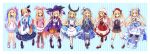  1girl :d alternate_costume alternate_hair_length alternate_hairstyle animal_band_legwear animal_ears animal_hood apron argyle argyle_legwear bangs baram bell beret black_bow black_footwear black_legwear black_ribbon blonde_hair blue_background blue_bow blue_capelet blue_dress blue_footwear blue_hairband blue_kimono blue_skirt blue_sleeves blunt_bangs blush bobby_socks boots bow brown_footwear brown_legwear brown_pants brown_skirt bunny_band_legwear bunny_ears bunny_hood cabbie_hat candy_hair_ornament candy_wrapper capelet center_frills checkered checkered_ribbon closed_mouth clothes_writing collarbone commentary_request cross-laced_footwear detached_sleeves diagonal-striped_neckwear diagonal_stripes drawstring dress elbow_gloves eyebrows_visible_through_hair fake_animal_ears floral_print flower food_themed_hair_ornament frilled_apron frilled_dress frilled_skirt frills fur-trimmed_capelet fur-trimmed_dress fur-trimmed_legwear fur-trimmed_shirt fur-trimmed_sleeves fur_trim gloves green_eyes hair_bow hair_flower hair_ornament hair_ribbon hairband hand_on_hip hand_up hands_on_hips hands_up hat hat_ribbon highres holding holding_hair hood hood_up hoodie japanese_clothes kimono knee_boots kneehighs knees_together_feet_apart lace-up_boots loafers long_hair long_sleeves looking_at_viewer low_twintails maid_apron mary_janes mononobe_alice multiple_views navel navel_cutout nijisanji one_side_up open_mouth orange_shorts outline pants pantyhose parted_lips pigeon-toed pinching_sleeves pink_flower pink_footwear pink_hairband pink_legwear pink_ribbon pink_shirt plaid plaid_hairband plaid_headwear pleated_skirt pocket_watch pom_pom_(clothes) print_dress print_kimono puffy_long_sleeves puffy_short_sleeves puffy_shorts puffy_sleeves purple_gloves purple_headwear purple_hoodie red_bow red_dress red_flower red_headwear red_rose ribbon romaji_text rose sailor_collar school_uniform see-through serafuku shirt shoes short_over_long_sleeves short_sleeves shorts sidelocks skirt skirt_hold sleeveless sleeveless_dress sleeves_past_wrists smile snowflake_print socks standing standing_on_one_leg star_(symbol) star_hair_ornament striped striped_background striped_bow striped_legwear striped_neckwear sweater sweater_vest turtleneck turtleneck_sweater twintails two_side_up unmoving_pattern vertical-striped_legwear vertical-striped_skirt vertical_stripes very_long_hair virtual_youtuber wa_maid watch white_apron white_gloves white_headwear white_legwear white_outline white_sailor_collar white_shirt white_skirt white_sweater wide_sleeves witch_hat 