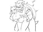  4:3 abdominal_bulge ambiguous_penetration animated anthro bodily_fluids bowser breasts claws crossover cum cum_in_pussy cum_inside duo fangs female female_penetrated from_behind_position fur genital_fluids hair horn interspecies koopa looking_pleasured male male/female male_penetrating male_penetrating_female mario_bros muscular muscular_anthro muscular_male nayaa nintendo nipples open_mouth open_smile orgasm orgasm_face penetration scalie sex short_playtime simple_background smile tongue tongue_out toriel undertale vaginal vaginal_penetration video_games white_background 