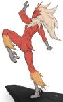  3_toes absurd_res anthro avian blaziken butt father_hill hi_res male muscular muscular_anthro muscular_male nintendo nude on_one_leg pok&eacute;mon pok&eacute;mon_(species) solo standing toes video_games 