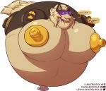  2_tails absurd_res air_(disambiguation) air_inflation alpha_channel animate_inanimate anthro arcanine big_breasts breasts buizel collar fak&eacute;mon female happy hi_res huge_breasts huge_nipples hybrid hyper hyper_breasts hypnosis impaledwolf inflatable inflation living_inflatable luna_(buizanine) mind_control multi_tail nintendo nipples paws pok&eacute;mon pok&eacute;mon_(species) solo spiral_eyes video_games 