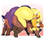  absurd_res animal_crossing ass_to_ass big_breasts big_butt breasts butt butt_smother canid canine canis domestic_dog doom_(series) duo eulipotyphlan female female/female fur hedgehog hi_res huge_breasts huge_butt hyper hyper_butt id_software isabelle_(animal_crossing) mabel_able mammal nintendo purple_body purple_fur shih_tzu smothering text thick_thighs thigh_pads toy_dog translated trinity-fate62 video_games wide_hips yellow_body yellow_fur 