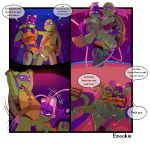  1:1 absurd_res anal anal_penetration anthro balls bo_staff donatello_(tmnt) duo english_text enookie fellatio genitals hi_res improvised_dildo improvised_sex_toy male male/male oral penetration penile penis reptile rise_of_the_teenage_mutant_ninja_turtles scalie selfcest sex square_crossover teenage_mutant_ninja_turtles text turtle 