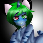  andromorph anthro female female/female hiena intersex solo unknown_artist 