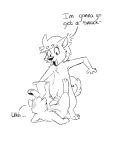  abdominal_bulge anal anal_knotting anal_penetration animal_genitalia anthro balls canid canine canis digitigrade domestic_dog dott_(knotsosfw) duo erection fur genitals hi_res knotsosfw knotting lutrine lying male male/male male_penetrated male_penetrating male_penetrating_male mammal mustelid open_mouth penetration penis sex simple_background stompdog tapering_penis text 