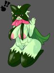 anthro areola big_breasts blush breasts butt chronicmeowmeow digital_media_(artwork) female fingering fur generation_9_pokemon huge_breasts looking_at_viewer masturbation meowscarada nintendo nipples nude pokemon pokemon_(species) simple_background solo thick_thighs vaginal vaginal_fingering waving_hand