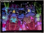 animate_inanimate avian big_diaper biohazard_symbol blue_eyes diaper diaper_creature fart_tubes feces glowing glowing_eyes gryphon hand_on_diaper hazard_symbol looking_at_viewer looking_down mythological_avian mythological_creature mythology purple_eyes r3drunner soiled_diaper symbol tan_body toast_(r3drunner) touching_diaper unclean_diaper used_diaper white_body