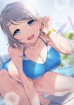  bikini cleavage love_live!_sunshine!! swimsuits watanabe_you wet yamaori_(yamaorimon) 