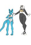  anthro blue_body blue_fur boss_monster bovid caprine cartoon_network clothed clothing domestic_cat duo felid feline felis female female/female fur hi_res humanoid lagomorph leggings legwear leporid mammal nicole_watterson rabbit simple_background smile the_amazing_world_of_gumball topwear toriel undertale underwear unknown_artist video_games white_body white_fur 