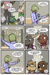  2:3 anthro beaver crowd dialogue english_text female giraffe giraffid group hi_res lisa_(study_partners) lutrine male mammal microphone mustelid rodent sarah_(study_partners) school study_partners text thunderouserections woody_(study_partners) young 