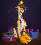  2019 absurd_res ambiguous_gender brown_eyes brown_mane candy candy_cane canid canine canis christmas_lights christmas_ornament countershade_torso countershading domestic_dog duo eyes_closed fan_character feral food fur gift giraffe giraffid half-closed_eyes hasbro hi_res lying mammal mane multicolored_body multicolored_fur my_little_pony narrowed_eyes on_ground orange_body orange_fur phenyanyanya signature simple_background sitting sleeping two_tone_body two_tone_fur white_body white_fur yellow_body yellow_fur 