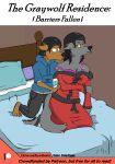  anthro bedroom canid canine canis clothing colordude colored duo female furniture hi_res hybrid imminent_incest incest_(lore) jackywind llori_gray male male/female mammal mother mother_and_child mother_and_son parent parent_and_child shane_gray son undressing wolf wolfdog 