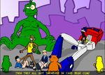  aaron_carter abraham_lincoln batman care_bears dc funshine_bear godzilla good_luck_bear indiana_jones jackie_chan optimus_prime shaquille_o&#039;neal tenderheart_bear the_ultimate_orgy 