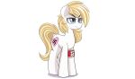  alpha_channel annoyed armband aryanne_(character) blonde_hair blue_eyes cutie_mark equid equine fan_character female hair hasbro hi_res horse looking_annoyed mammal my_little_pony nazi nignogs pony simple_background swastika transparent_background 