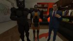  16:9 canid canine canis clothing eyewear glasses gman gordon_freeman half-life hev_suit hi_res human male male/male mammal suit video_games whovian420 widescreen wolf 