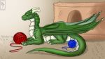  16:9 2020 4k absurd_res claws digital_media_(artwork) dragon feral green_body green_eyes green_scales greeny_(odisaodi) hi_res horn inside katruna94 membrane_(anatomy) membranous_wings scales scalie solo spines western_dragon widescreen wings 