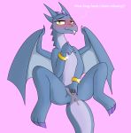  absurd_res blush bodily_fluids dragon female fingering genital_fluids genitals hi_res june_(dragon) masturbation pencil_bolt pussy pussy_juice solo vaginal vaginal_fingering 