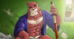  abs anthro furryrevolution genitals humanoid kumatetsu male mammal muscular muscular_male obliques pecs penis pubes solo the_boy_and_the_beast ursid 
