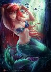  axsens bikini_top mermaid princess_ariel swimsuits the_little_mermaid 