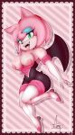  amy_rose anthro big_breasts blush breasts clothing eulipotyphlan female gesture green_eyes hedgehog hi_res mammal nipples rouge_the_bat solo sonic_the_hedgehog_(series) tongue tongue_out v_sign versiple 