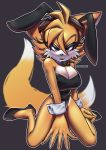  absurd_res anthro bunny_costume canid canine clothing costume crossgender eyewear eyewear_on_head female footwear fox glasses glasses_on_head hi_res high_heels lips mammal miles_prower pikative shoes solo sonic_the_hedgehog_(series) 