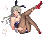  animal_ears bunny_ears bunny_girl heels hisakawa_hayate jun_piro pantyhose 