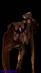  9:16 absurd_res alien auramargaret female floating genitals glowing glowing_genitalia glowing_pussy hi_res humanoid looking_at_viewer presenting presenting_pussy purple_pussy pussy solo tenno video_games warframe wisp_(warframe) 