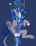  2019 4:5 absurd_res anal anal_masturbation anal_penetration animal_genitalia animal_penis asian_mythology balls blue_background blue_mane blue_tail blush bodily_fluids chinese_mythology cloven_hooves cum cum_in_hair cum_on_face cum_on_own_face cum_on_own_tongue cum_on_self cum_while_penetrated cumshot dildo dildo_in_ass dildo_penetration ears_back east_asian_mythology ejaculation equid equine equine_penis fan_character feral flared_penis fur genital_fluids genitals glowing glowing_horn grey_body grey_fur hair half-closed_eyes hands-free hasbro hi_res hooves horn inner_ear_fluff kirin looking_down male mammal mane masturbation medial_ring my_little_pony mythology narrowed_eyes penetration penis phenyanyanya pink_eyes pivoted_ears ravyn_moonchild sex_toy sex_toy_in_ass sex_toy_penetration simple_background smile solo tail_tuft tuft 