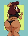  absurd_res anthro ass_up butt canid canine canis carla_(ok_k.o.!_lbh) cartoon_network domestic_dog female hi_res mammal marcodile ok_k.o.!_let&#039;s_be_heroes presenting presenting_hindquarters skimpy_dress solo 