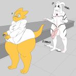  ? ?! absurd_res alphys anthro asriel_dreemurr_(god_form) barefoot belly big_penis black_markings black_sclera boss_monster bovid breasts broken_glass caprine clothed clothing coat confusion duo eyewear fangs featureless_chest female fur furniture genitals glasses goat hi_res holding_object horn huge_hips huge_thighs humanoid_genitalia humanoid_penis iandragonlover implied_transformation inside lab_coat laboratory_equipment laboratory_glassware&lrm; male mammal markings navel non-mammal_breasts nude onomatopoeia penis reptile scales scalie scientific_instrument sound_effects spill standing surprise table test_tube text thick_tail thick_thighs tight_clothing tight_coat tight_topwear topwear undertale vein veiny_penis video_games white_body white_eyes white_fur wide_eyed wide_hips yellow_body yellow_scales 