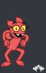  9:14 animated claws dancing demon female flat_chested flat_colors high_framerate hooves humanoid meme red_body satina satina_wants_a_glass_of_water short_playtime solo wawor yellow_eyes young 