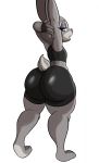  anthro big_butt bottomwear butt clothing disney female hi_res judy_hopps lagomorph leporid mammal nathanatwar rabbit short_stack shorts zootopia 