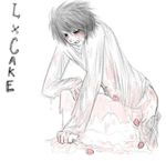  cake death_note inanimate l_lawliet tagme 