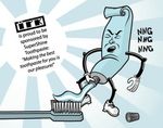  inanimate tagme toothbrush toothpaste 