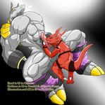  breath_of_fire_ii crossover digimon guilmon rand 