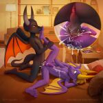 1:1 4_toes 5_fingers ambiguous_fluids anal anal_orgasm anal_penetration anthro anthro_on_anthro anus apartment arched_back arms_bent aroused artist_name average_penis balls bed bedding bedroom bedroom_sex belly bent_arm bent_leg big_horn black_body black_butt black_nipples black_paws black_soles black_tail black_wings blep blush bodily_fluids border butt carpet chair chromatic_aberration claws close-up closed_smile colored countershade_torso countershading cum cum_drip cum_drop cum_explosion cum_expulsion cum_fountain cum_from_ass cum_from_penis cum_in_ass cum_inside cum_on_bed cum_on_belly cum_on_body cum_on_butt cum_on_chest cum_on_furniture cum_on_lower_body cum_on_object cum_on_partner cum_on_upper_body cum_overflow cum_pool cum_pooling cum_splatter cum_spurt cutaway detailed detailed_anus detailed_background digital_media_(artwork) dominant dragon dragon_tail dragon_wings dripping drooling droplets duo eeveelution ejaculation electronics english_text erection excessive_cum excessive_genital_fluids excited extended_leg eyebrows facial_markings feet figurine fingers floor foot_fetish foot_lick foot_on_face foot_play furniture generation_2_pokemon genital_close-up genital_fluids genitals green_eyes grey_balls grey_body grey_horn grey_penis half-closed_eyes hand_behind_head hands-free happy happy_sex head_markings head_on_arm head_on_hand hi_res high-angle_view hindpaw holding_leg holding_leg_up holding_thigh horn humanoid_genitalia humanoid_penis indoor_nudity indoor_sex inside intraspecies kneeling kotyami lamp leaking leaking_cum leg_lick leg_on_bed leg_on_furniture licking licking_another licking_partner licking_paws licking_soles light lighting looking_at_another looking_at_partner looking_down looking_pleasured love lust lying lying_on_bed male male/male male_anthro male_penetrated male_penetrating markings membrane_(anatomy) membranous_wings messy morning_sex mouth_closed multiple_images mythological_creature mythological_scalie mythology narrowed_eyes navel nintendo nipples nude nude_anthro nude_male on_back on_bed on_furniture orgasm outside_border outside_panel over_edge overflow painting_(object) paws penetration penile penile_penetration penis perineal_raphe perineum perspective pillow plantigrade pokeball pokemon pokemon_(species) purple_balls purple_body purple_butt purple_nipples purple_paws purple_penis purple_soles purple_tail purple_wings raised_leg raphe_(anatomy) red_eyes red_wings romantic rounded_back sagittarius_position saliva saliva_drip saliva_drop saliva_on_chin saliva_on_face saliva_on_foot saliva_on_legs saliva_on_tongue saliva_string scalie screen sex shaded simultaneous_orgasms slim slim_male smile smiling_at_another smiling_at_partner soft_shading soles splash splashes spray spread_wings spurting stretched stretched_anus submissive table tablet tablet_computer tail tail_aside tail_on_bed tail_on_furniture tapering_tail text tight_balls toes tongue tongue_out toy two_tone_wings umbreon url viewed_from_above wall_(structure) wavy_tail wet_tongue wide_eyed wings wood wood_furniture yellow_border yellow_horn yellow_wings zoom_in