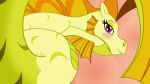  abstract_background absurd_res adagio_dazzle_(eg) badumsquish bedroom_eyes equestria_girls female flirting hi_res looking_at_viewer low-angle_view lying my_little_pony narrowed_eyes pose seductive siren smile smirk solo wallpaper 