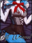  3:4 anthro breasts canid clothed clothing comic female fur hi_res icy-marth lingerie mammal nipples semura_(character) solo topwear underwear 