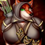  1:1 anthro breasts canid canine clothing female fox fur green_eyes hi_res mammal multicolored_body multicolored_fur orange_body orange_fur simple_background solo two_tone_body two_tone_fur white_body white_fur zi0808 