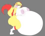  anthro big_breasts breasts female huge_breasts hybrid hyper hyper_pregnancy lagomorph leporid long_ears looking_at_viewer mammal nightmare-arts pregnant rabbit solo thick_thighs 